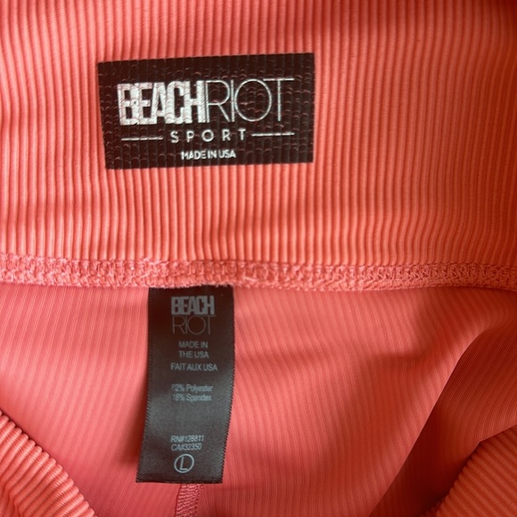 Beach Riot Leah Top/Ayla Legging Athleisure Set - Coral - Picture 8 of 9